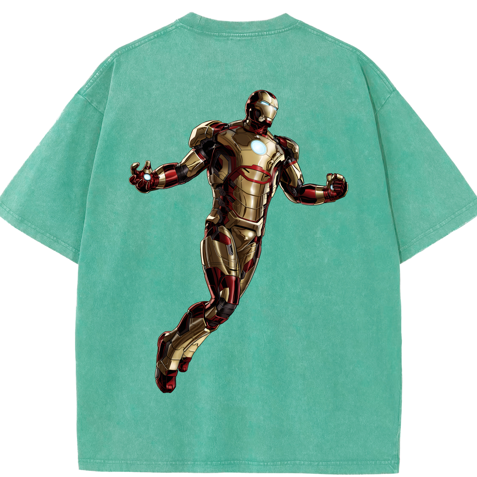 （画像用） アベンジャーズ The Avengers 綿100% ヴィンテージ風 半袖Tシャツ（背面プリント）